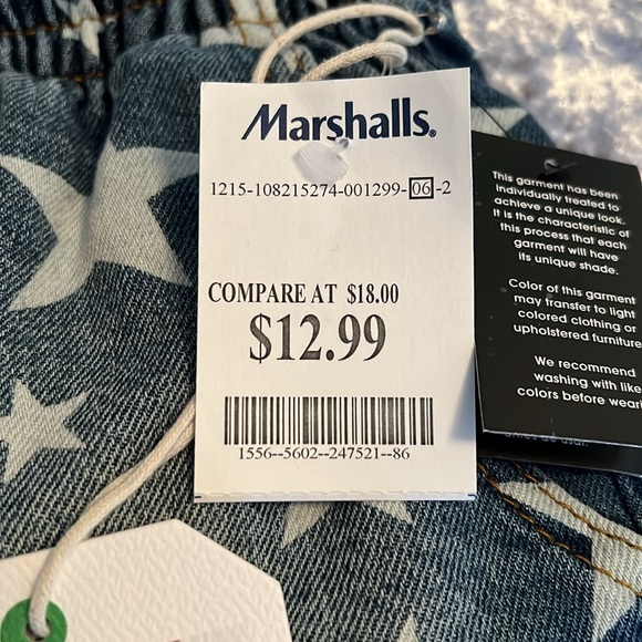 NWT 4th of July Star Denim Shorts Size S - Picture 7 of 10